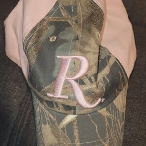 Pink and Camouflage Cap with R Logo